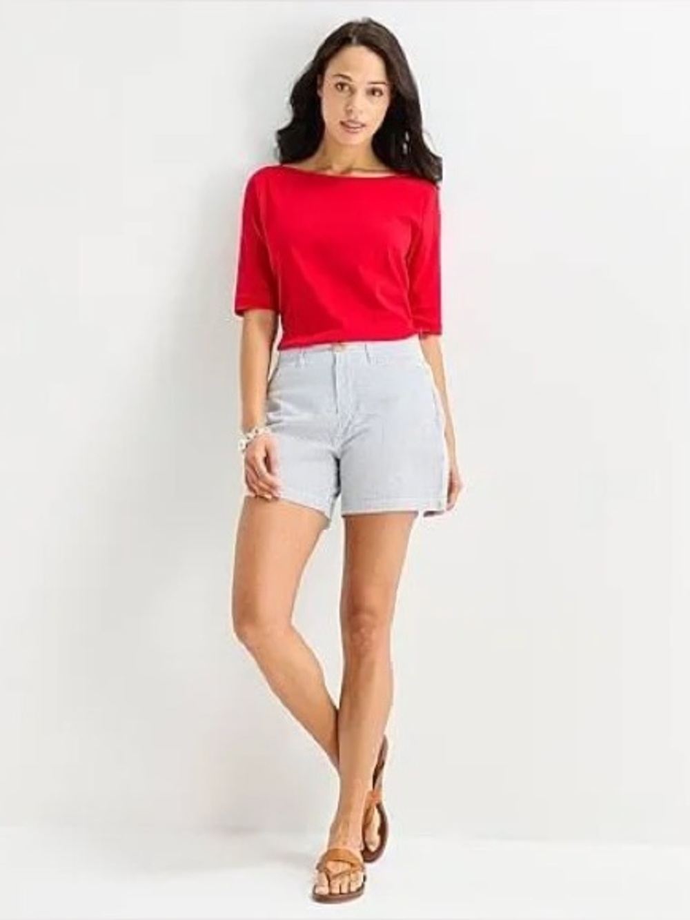 St. John's Bay Sky Blue  5 inch Chino Shorts